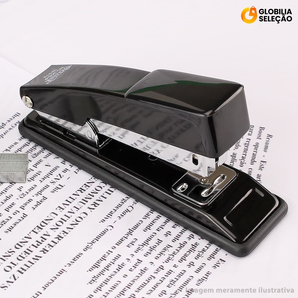 Grampeador de Metal Durável de Alta Qualidade até 25 Folhas BRW para 24/6~26/6 PR306_SKU