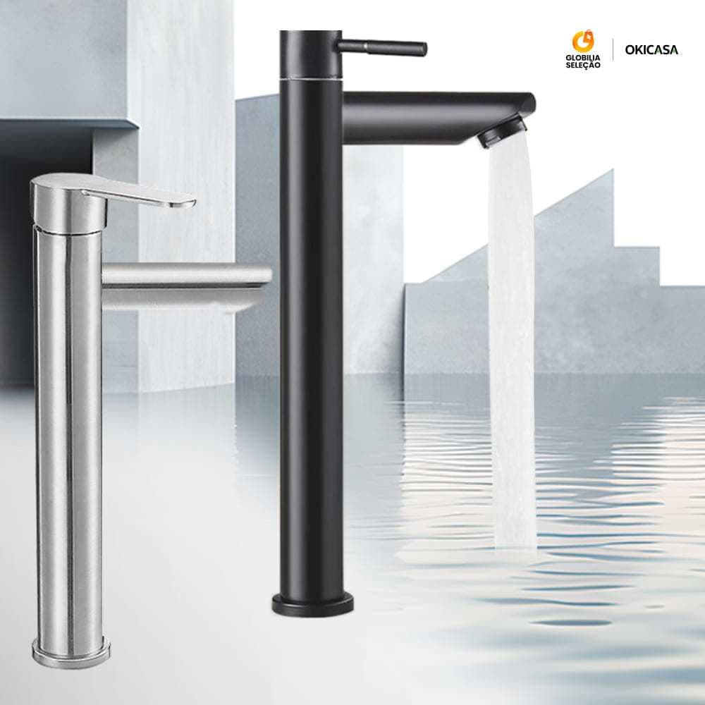 Torneira de Banheiro Água Fria de Bancada