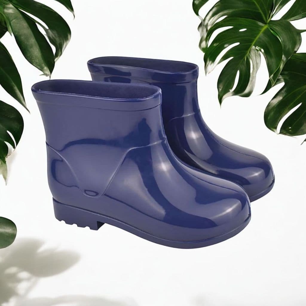 Galocha Infantil Lisa Confortável Bota Antiderrapante Crianças Menina Menino Botinha Moderna