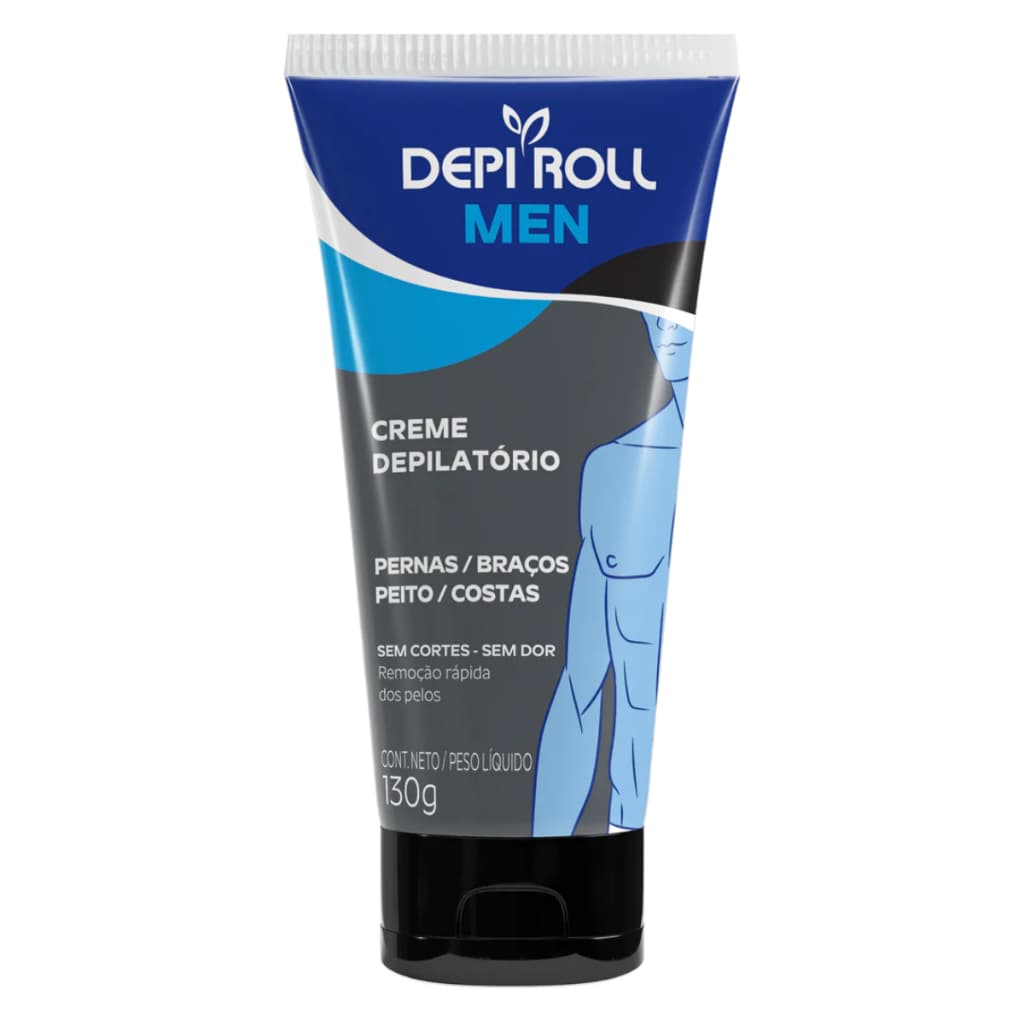 Creme Depilatório Corporal DepiRoll  For Men 130g
