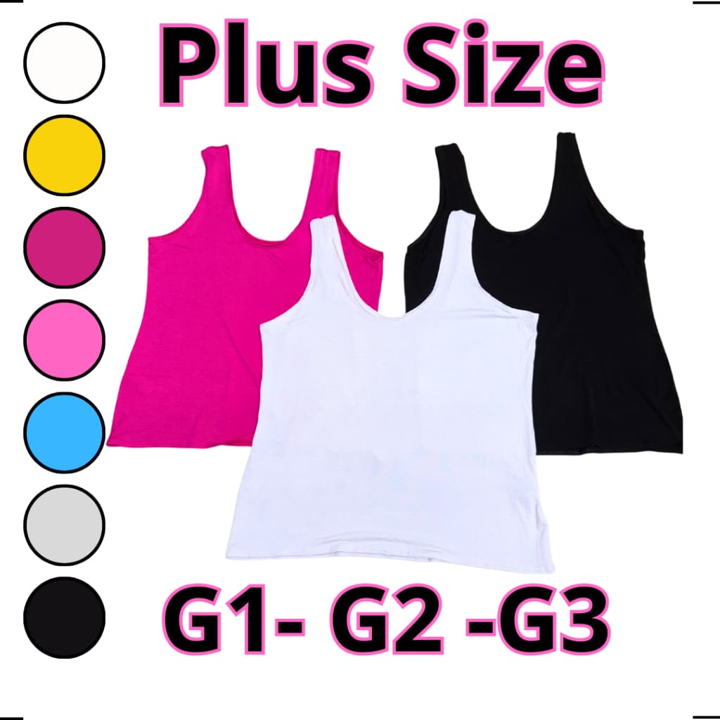 Regata Feminina Plus Size Lisa – Conforto e Estilo para o Dia a Dia!