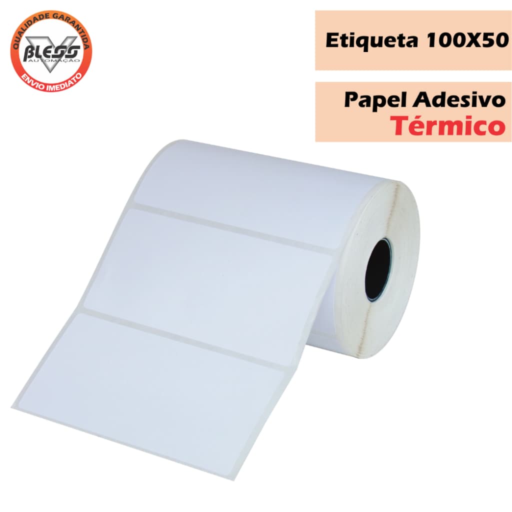 Etiqueta Térmica 100x50 - 05 Rolos
