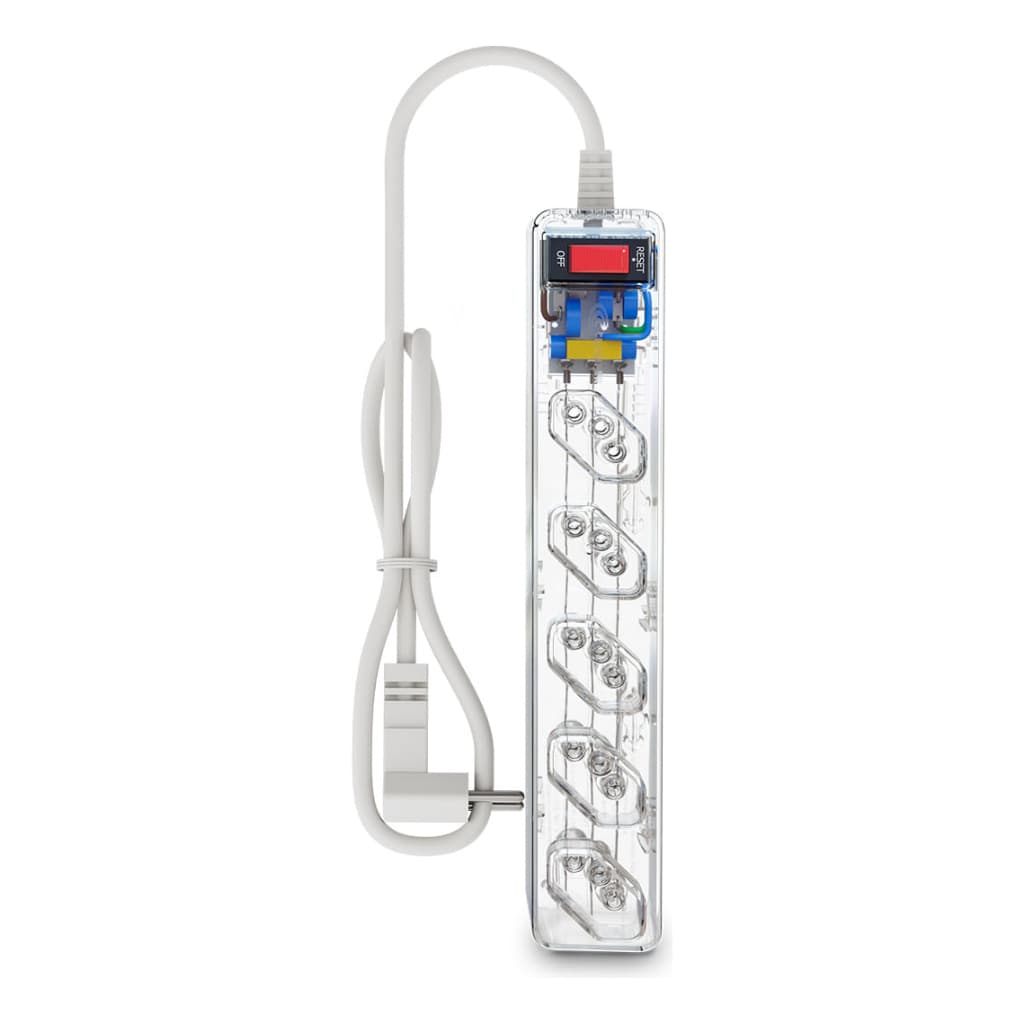 Filtro de Linha Protetor DPS Clamper 5 Tomadas iClamper Energia 5 Bivolt contra Raios e Surtos LCF