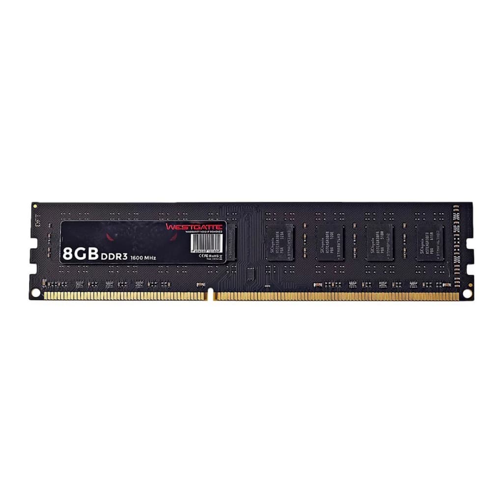 Memória RAM Westgatte 8GB DDR3 1333/1600MHz 1.5V – DIMM para PC