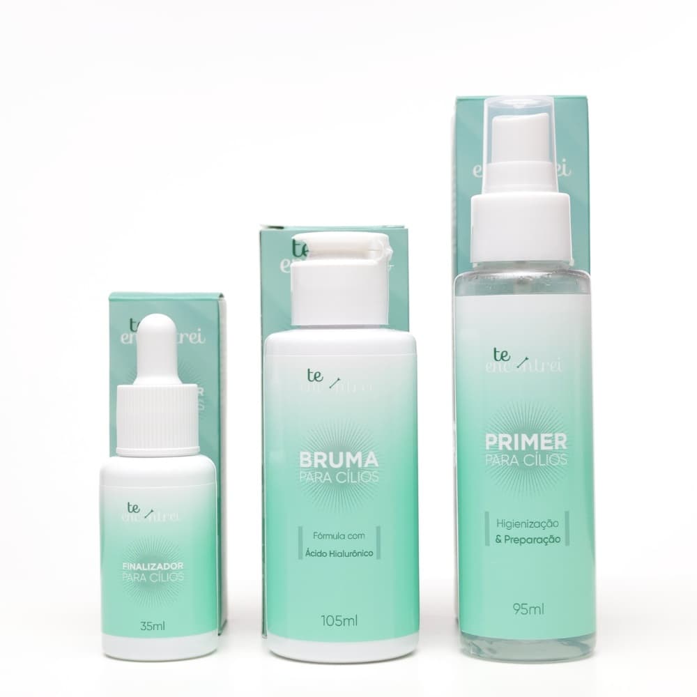 Kit Retensão para Extensão de Cílios Te Encontrei Val.09/27