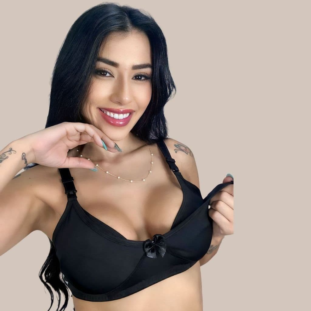 Sutiã Amamentação Alça Abre Fácil Reforçada MICROFIBRA Gestante Grávida.