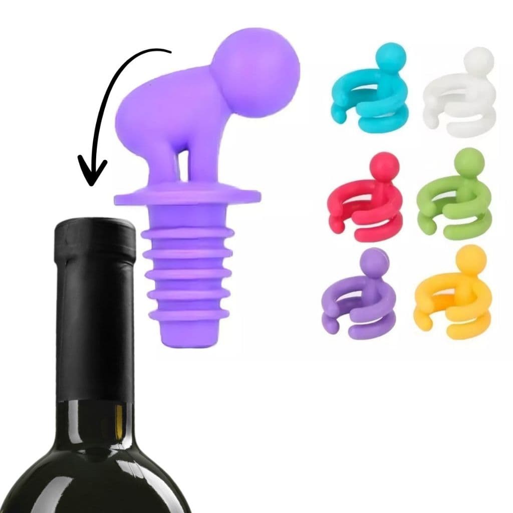 Kit Marcador De Taça Com Tampa