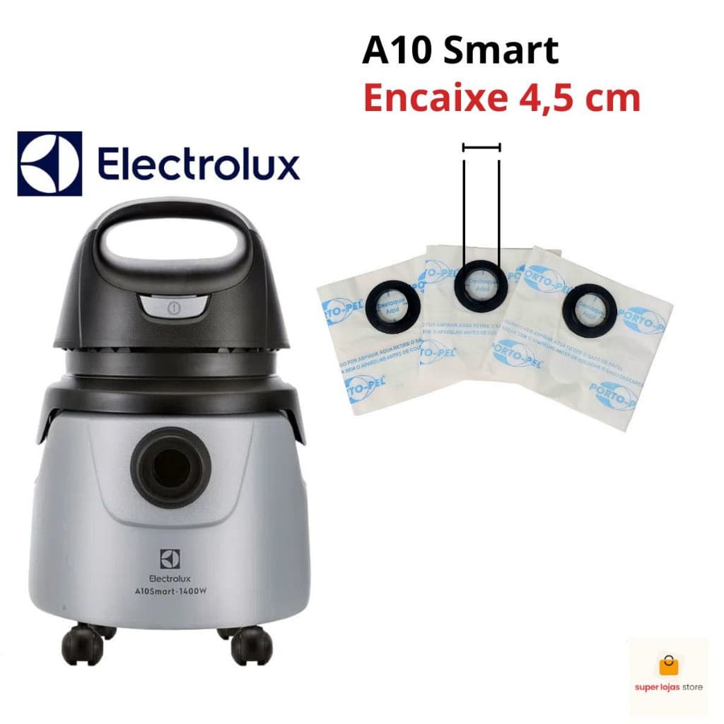 Saco de Aspirador de Pó Electrolux A10 Smart Modelo Novo