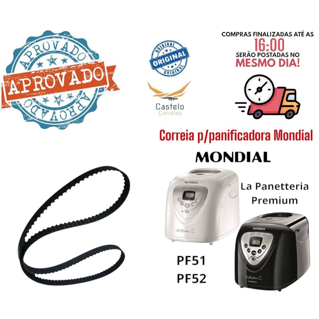 Correia para Panificadora  PF51 E PF 52