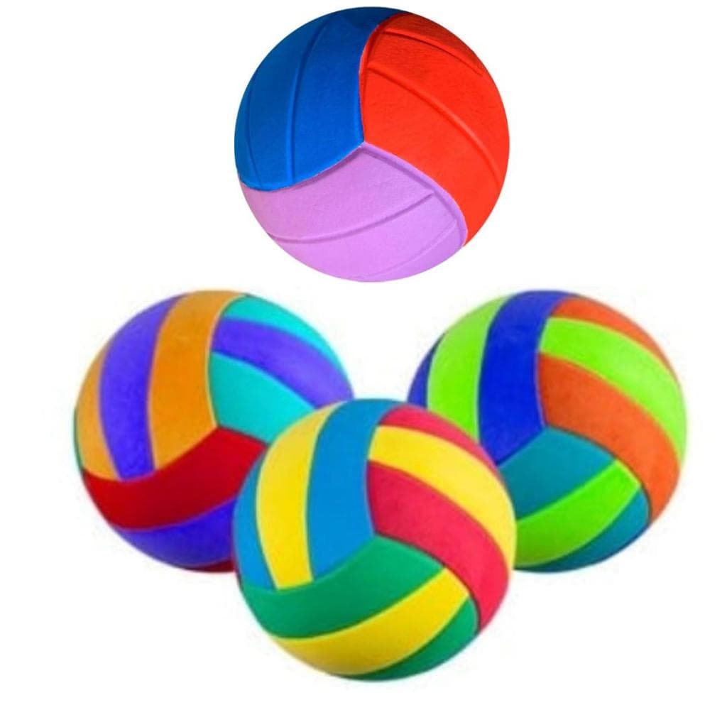 5 BOLAS DE VÔLEI PRAIA OU CAMPO EM EVA COLORIDA - TEMOS EM QUANTIDA ACIMA DE 100 COM DESCONTO BOM