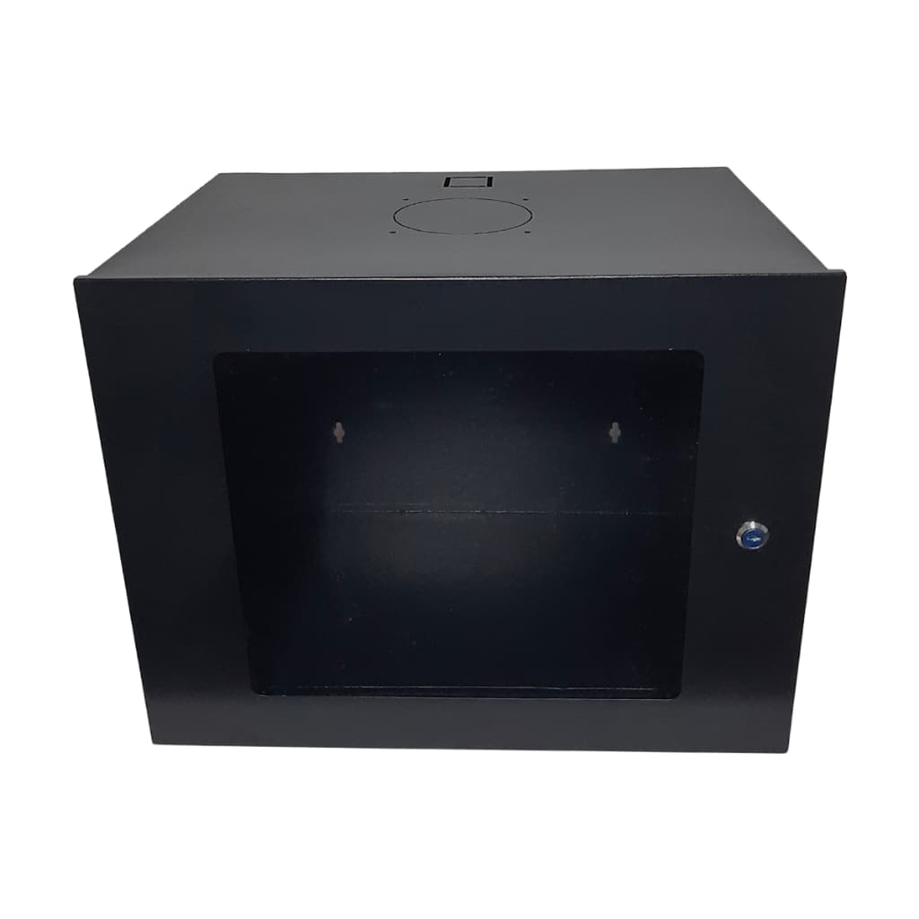 Mini Rack 8u X 350mm 19 Organizador Preto P/ Dvr Intelbras
