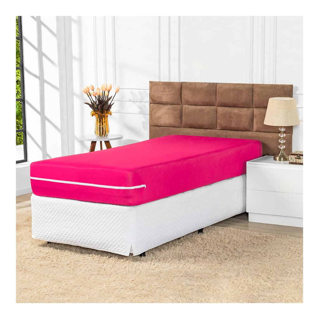 Capa Colchão Solteiro, Casal, Queen, King  Malha Gel Com Zíper