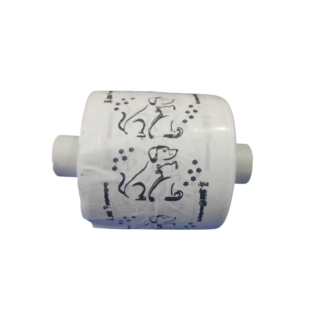 Bobina Saco Lixo Coco Pet Biodegradavel 20x35 400 Unidades Branca