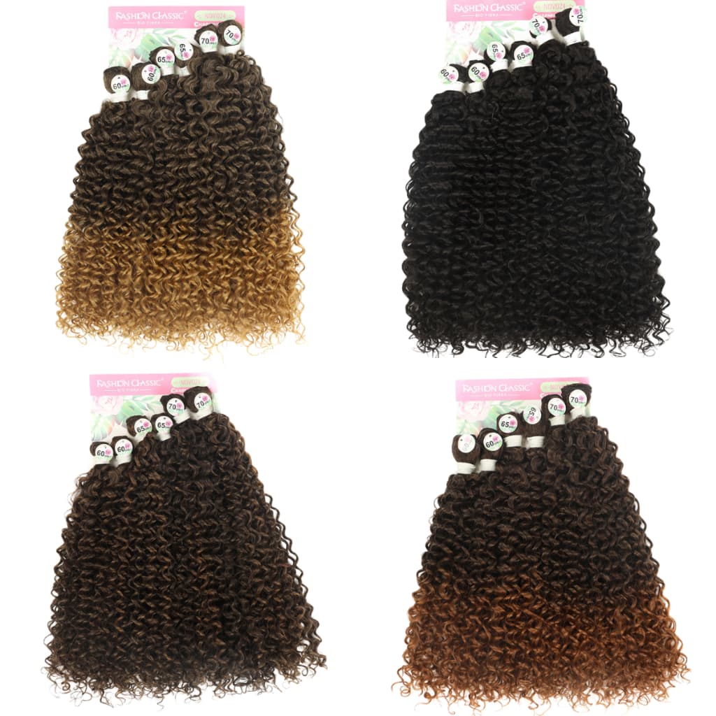 Cabelo Cacheado Entrelace Carnaval 70cm Bio Fibra