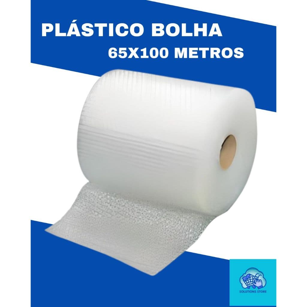Plástico Bolha 100 Metros Bobina 65x100