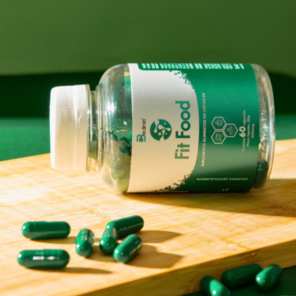 Fit Food - Inibidor de Apetite + Termogênico Natural Sem Cafeína (60 cápsulas)