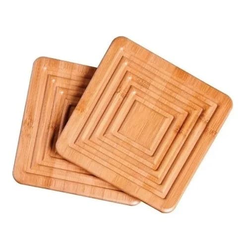 Apoio Descanso para Panela Bamboo 2 Peças Mor