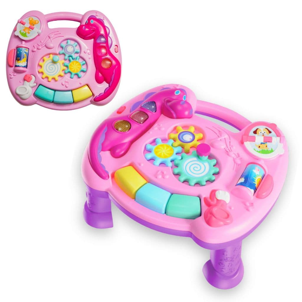 Mesa Infantil de Atividades Interativa Musical e Luzes Didática