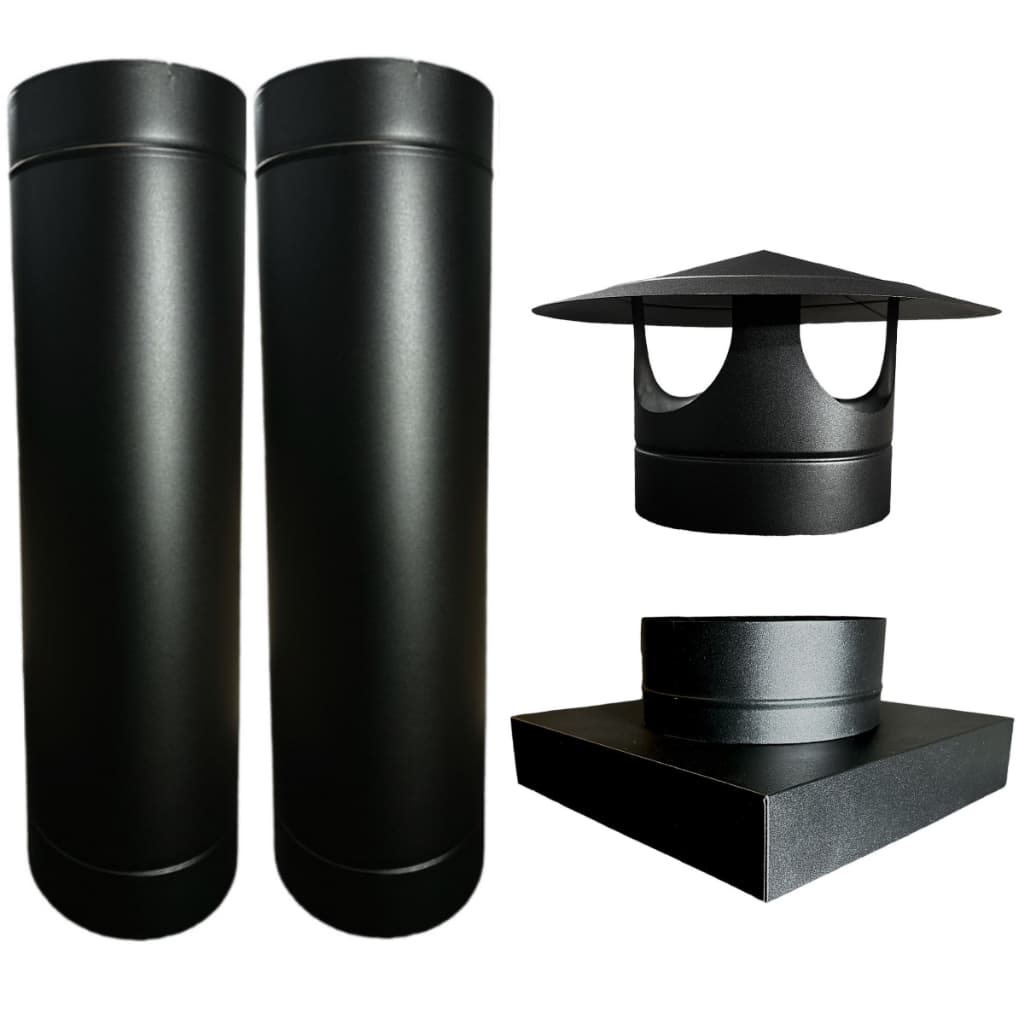 kit chaminé para churrasqueira pré moldada 200mm de diâmetro