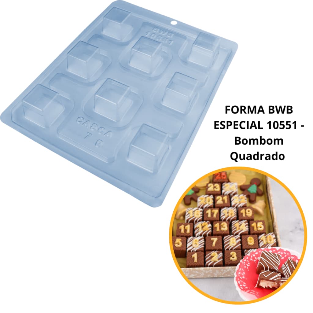 1~4 FORMA ESPECIAL TRAD. - BOMBOM QUADRADO 10551 (Bwb Especial)