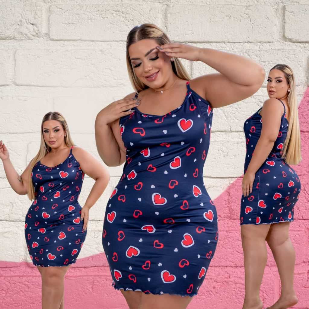 Camisola Feminina Stitch Plus Size Camisola Alcinha Camisola Personagens Stich Camisola Pijama