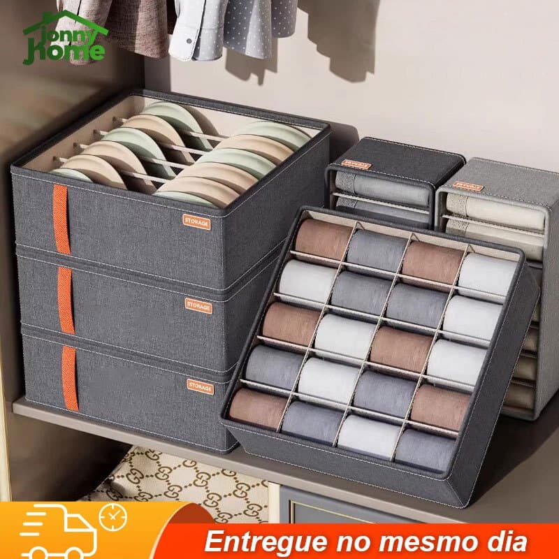 Caixa De Armazenamento De Roupas Íntimas Para Meias Compartimentos De Gaveta Caixas De Classificação 6/7/20Grades