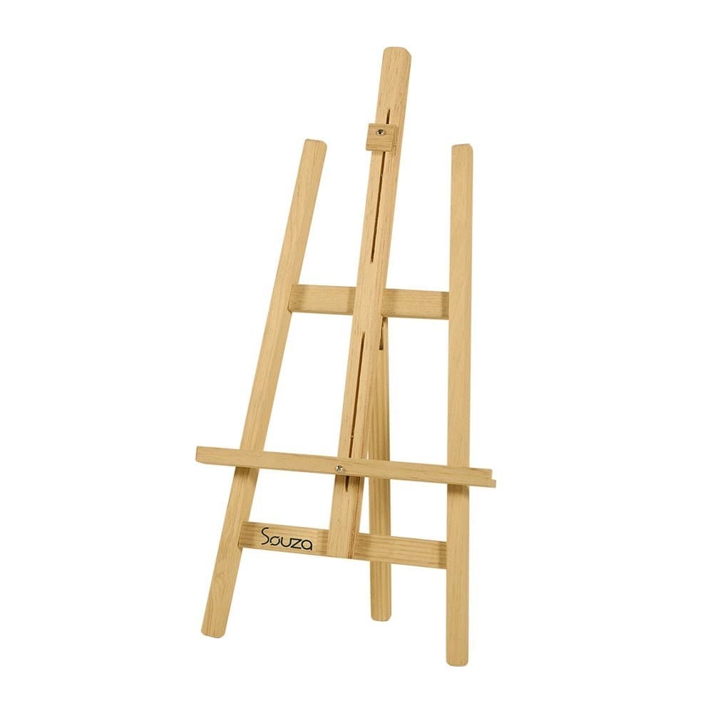 Cavalete De Pintura 75cm Madeira Pinus Souza