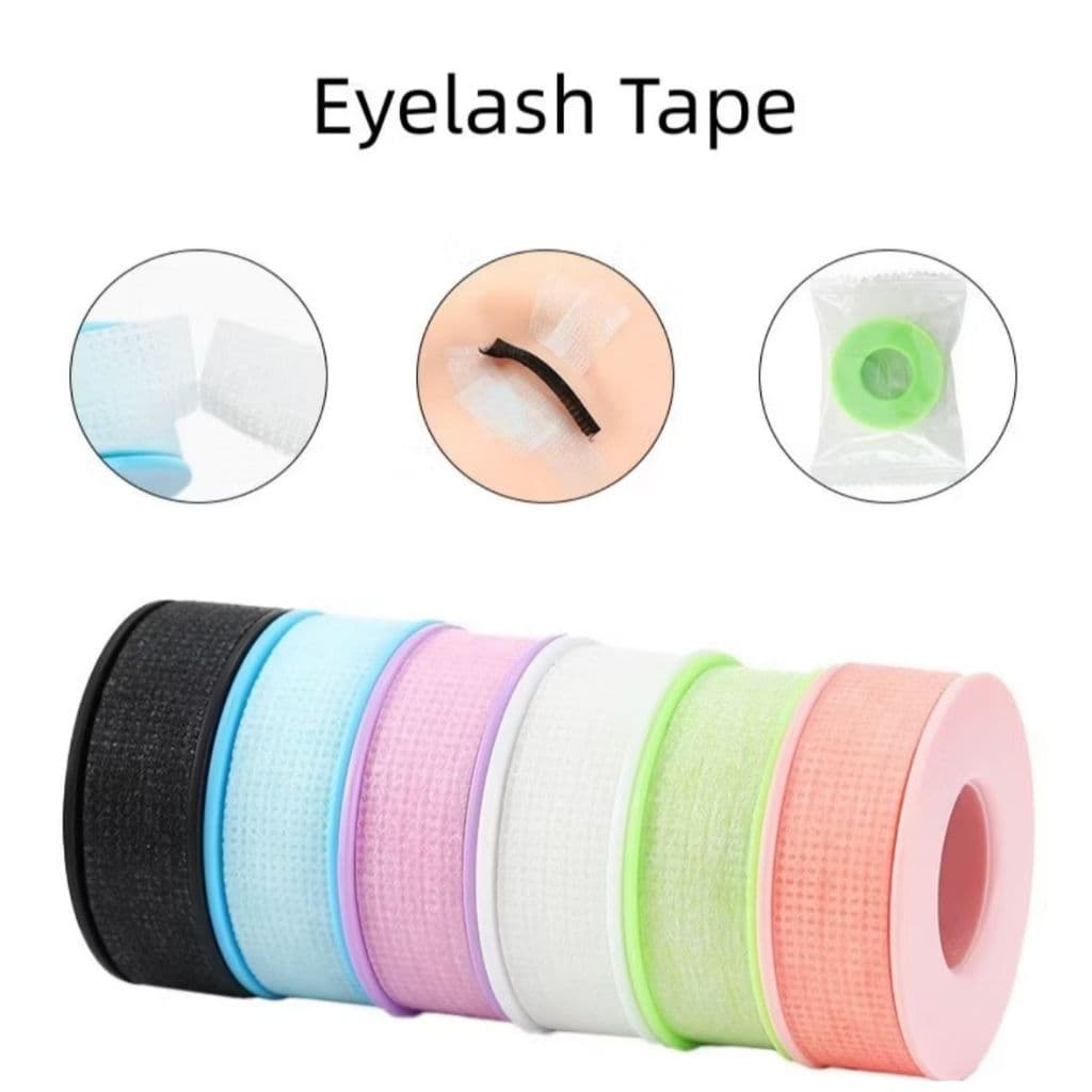 KIT 3 PEÇAS Fita Silicone Gel para Extensão Cílios Pele Sensível 13mm BRACO