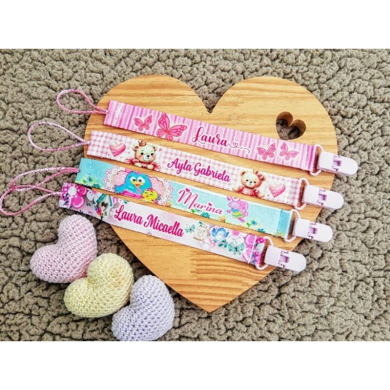 Prendedor de chupeta  menina  / Susi Baby