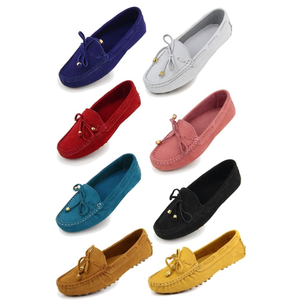 Mocassim feminino em couro legítimo ref 800 sm