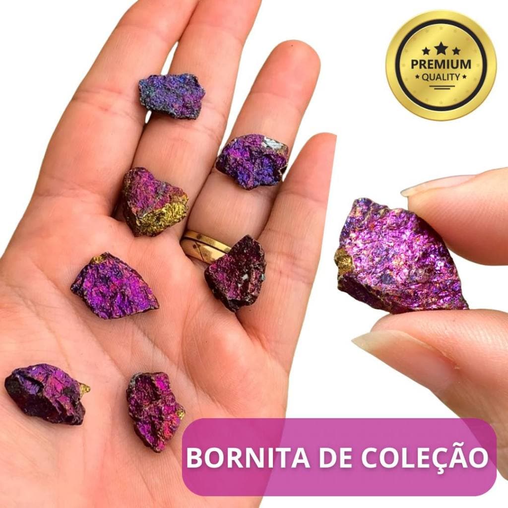 Bornita / Pedra Pavão Pedra Bruta Natural Cristal da Alegria