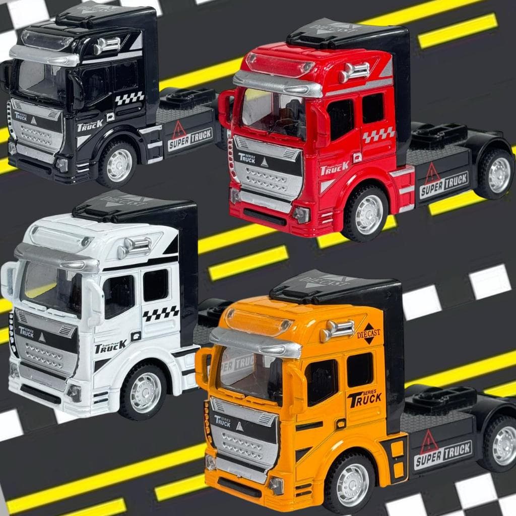 Caminhão Em Miniatura De Fricção Fórmula Truck Caminhao De Ferro Volvo Mercedes Scania De Metal