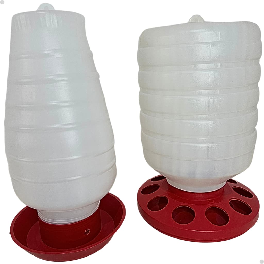 Kit Bebedouro Comedouro Galinhas Aves Automático 5kg E 5l