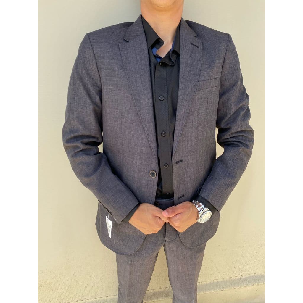 TERNO MICROFIBRA MELANGE CINZA CHUMBO - DETALHADO - 2026 Mais vendido Direto da Fabrica