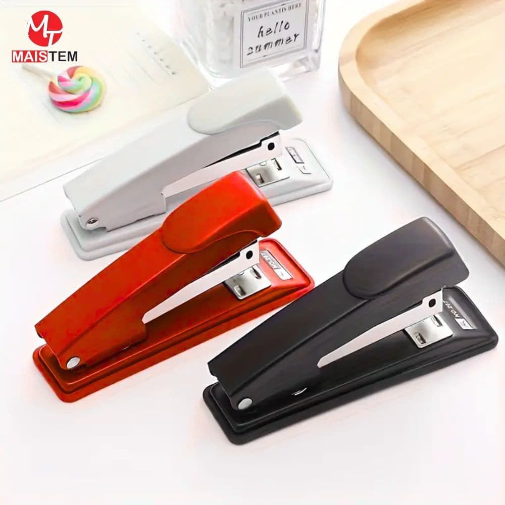 Grampeador Profissional Escolar Escritório Encadernação Grampo Grampeador Oficce Grande 100 Páginas