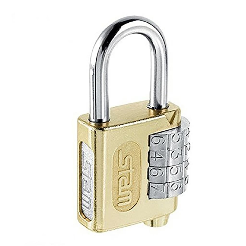 Cadeado Latão Com Segredo 40mm Stam