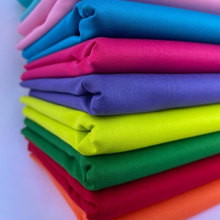 Tecido Tricoline Bahamas Tinto Liso 100% Algodão 1,50m Tecido Liso