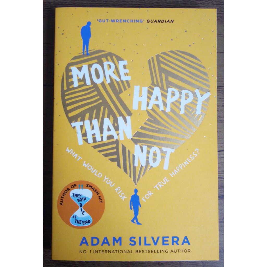 Livro More Happy Than Not de Adam Silvera (inglês)