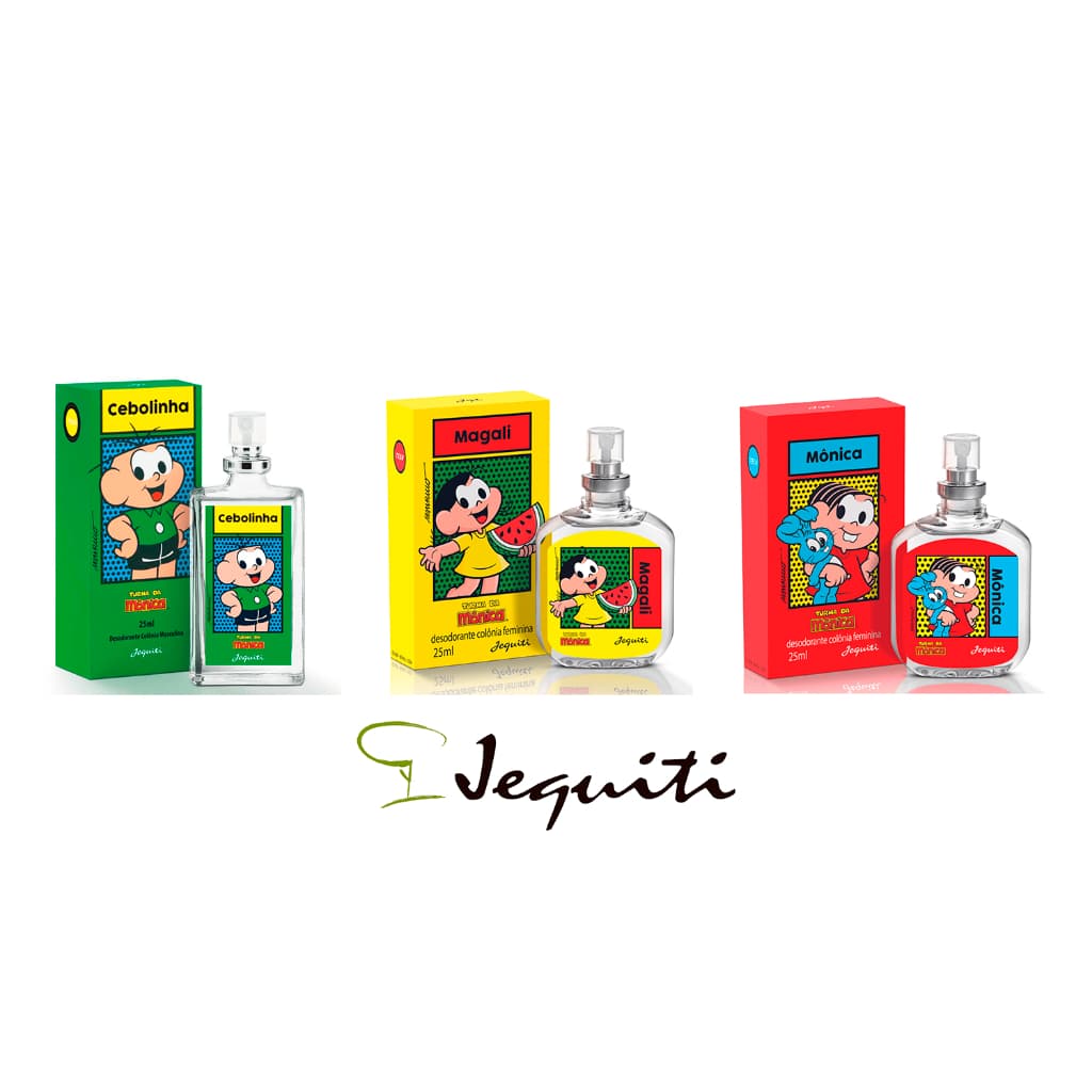 Colônia Infantil Turma da Mônica Jequiti 25 ml Desodorante Perfume
