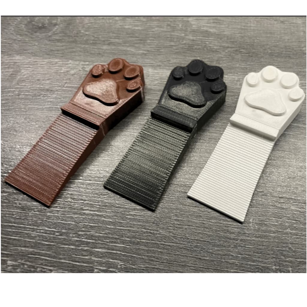 Batente Aparador de Peso Calço e Trava para Porta Pata de Cachorro Gato Divertido Cunha