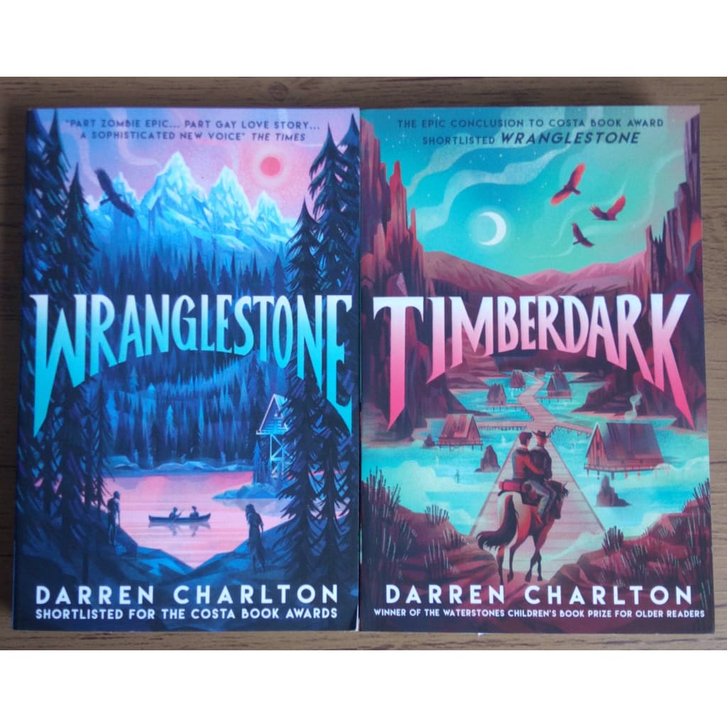Duologia livros Wranglestone e Timberdark de Darren Charlton