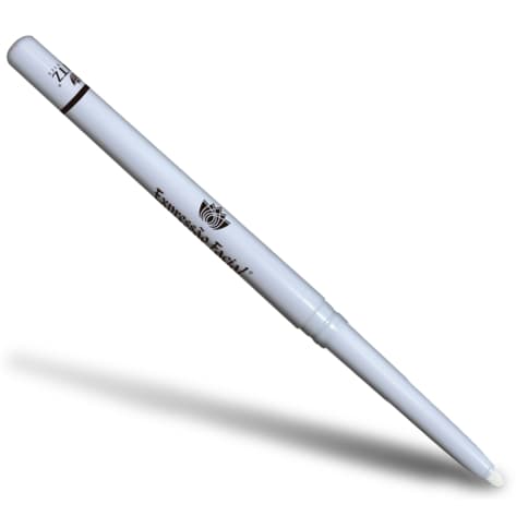 Lápis Retrátil Branco para Olhos e Marcação no Design de Sobrancelhas Expressão Facial