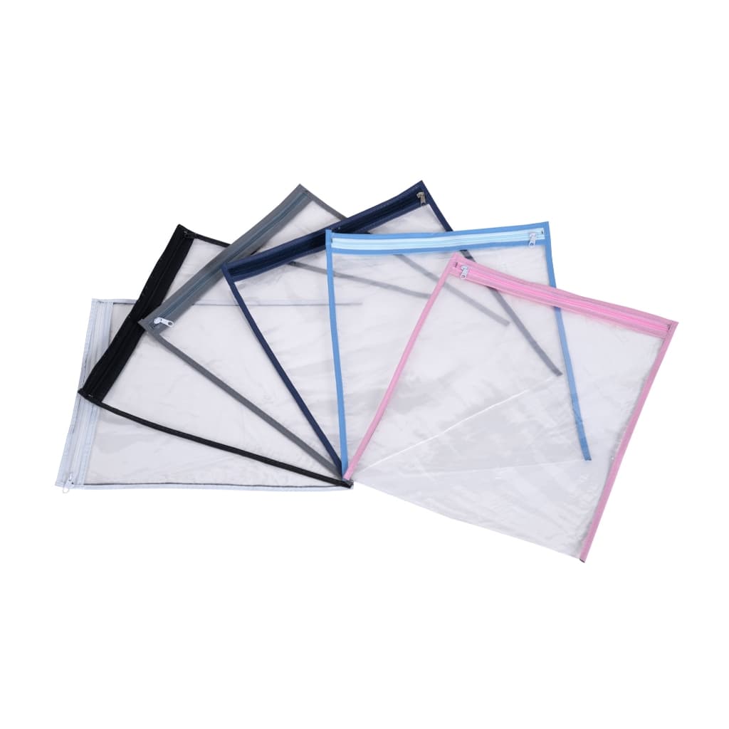 Kit 5 Saquinhos Maternidade Organizador Mala Bebê 27x33 Cm MALA/VIAGEM/ROUPA SECA e MOLHADA / LIMPA