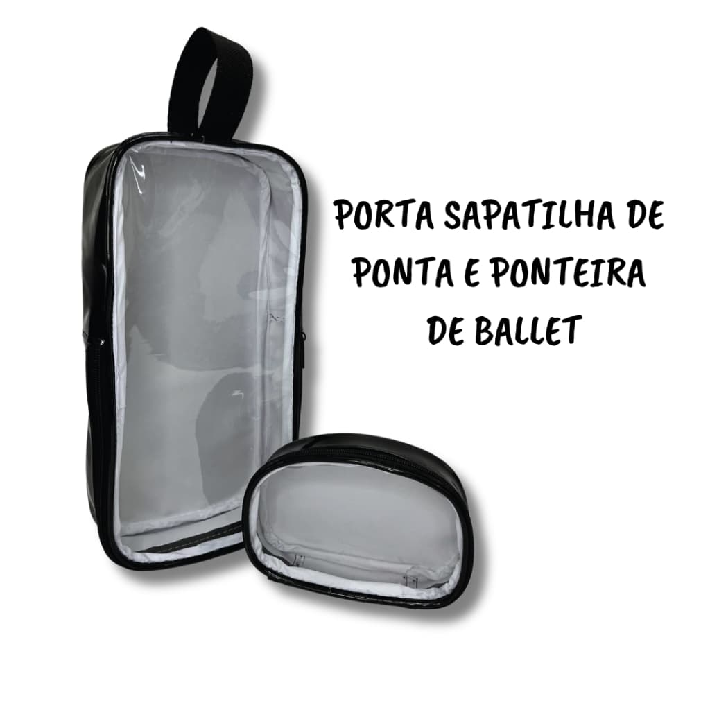 Porta Sapatilha de Ponta e Ponteira Para Ballet, Conforto, Elegância e Praticidade!