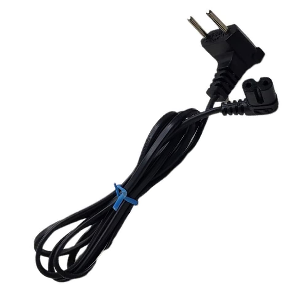 Cabo De Força Ac Samsung Tipo 8 90 Graus 2mt Preto