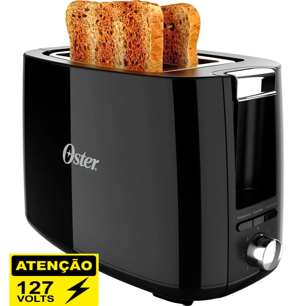 Torradeira Tostador De Pão Elétrico 7 Níveis Oster - 127v