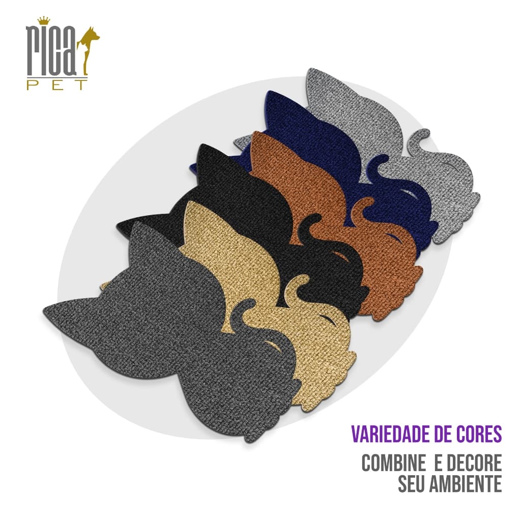 Arranhador Adesivo Carpete Protetor Sofá Gato Brinquedo Cor