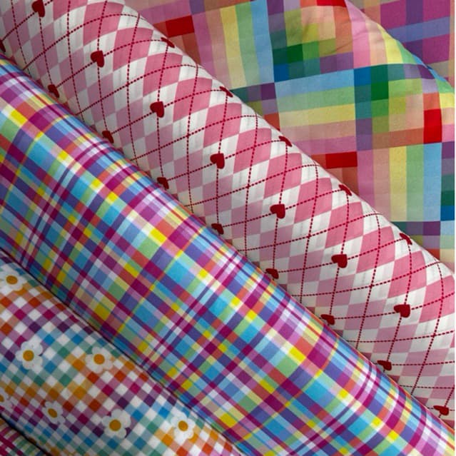 Crepe Santorini Digital 95% Poliéster 5% Elástano Coleção Junina / Vestidos/Conjuntos/ Macacões