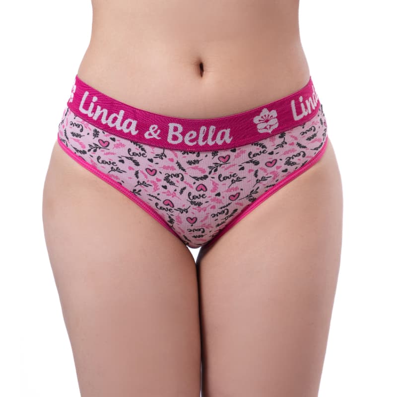 Kit 10 ou 5 Calcinha Cueca Femenina Algodão Cós Grosso Linda e Bella