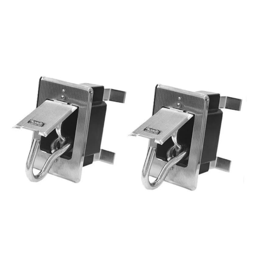 Gancho Armador De Rede Inox Aliança Embutir Completo - 1Par